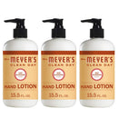 Mrs. Meyer's Clean Day's Hand Lotion for Dry Hands, Non-Greasy Moisturizer Made with Essential Oils, Oat Blossom Scent, 12 oz Bottles, Pack of 3 MRS. MEYER'S CLEAN DAY