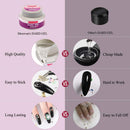 Morovan LED/UV Hard Gels Builder Gel Nail Extension Gel Nail Strengthen UV Gel Nail Art Manicure Set with Nail Forms Morovan