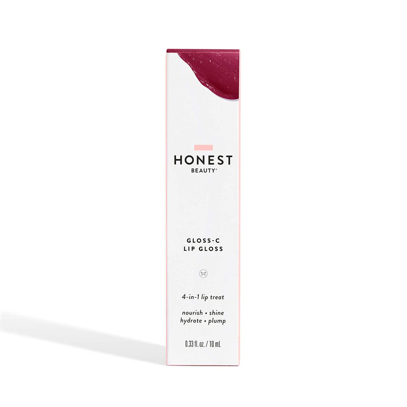 Honest Beauty Gloss-C Lip Gloss in Star Ruby: Vibrant Red, Star Ruby : Vibrant Red, 0.33 Fl Oz Honest Beauty Store