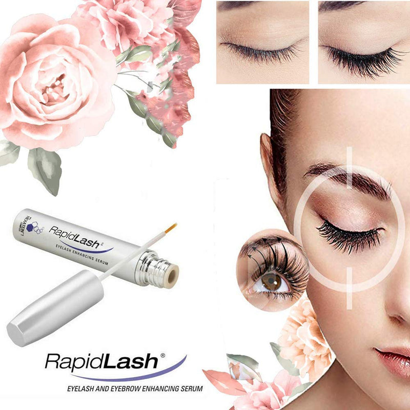 RapidLash Eyelash Enhancing Serum - Promotes Appearance of Longer, Thicker Eyelashes, Paraben Free RapidLash
