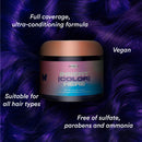INH Color Depositing Conditioner | Amethyst Purple Hair Dye, Semi Permanent Hair Color, Temporary Hair Color Tint Conditioning Hair Mask, Safe - 6oz INH