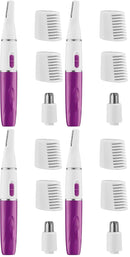 Conair GIRLBOMB All-in-1 Facial Hair Trimmer for Women - 9 Piece Kit with 2 Dermablades - Perfect for Face, Ear/Nose and Eyebrows - Battery-Powered Infinity Warehouse