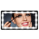 Car Sun Visor Mirror with LED Lights Automobile Makeup Mirror with Lights Cosmetic Mirror Clip on Sun Visor Travel Vanity Mirror Dimming Touch Sensor Built-in 1700mAh Lithium Battery Cutygirl