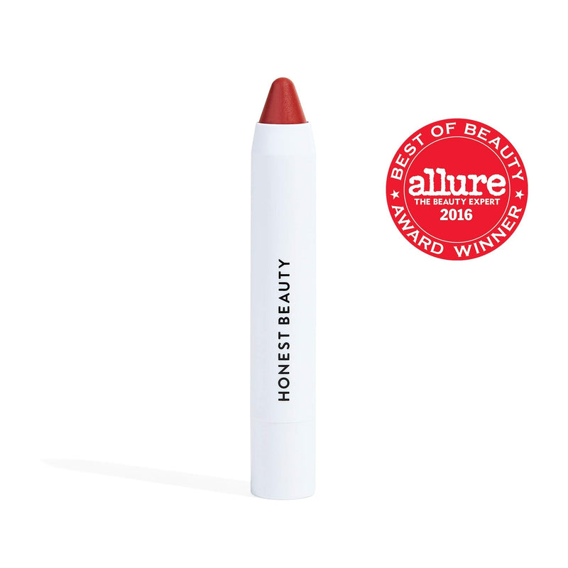 Honest Lip Crayon Lush Sheer - Rose Women Lipstick 0.105 oz Honest Beauty