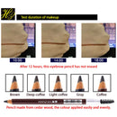 HANZAN Waterproof Eye Brow Eyeliner Eyebrow Pen Pencil Makeup Cedar Wood Cosmetic Tool (EB01 BROWN) HANZAN