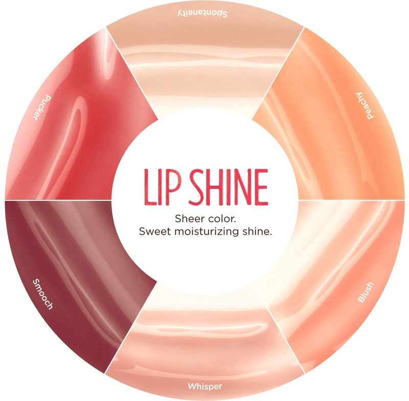 Lip Balm Stocking Stuffer, Burt's Bees Lip Shine Holiday Gift for Women, 100% Natural Makeup, Whisper Burt's Bees