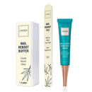 Onsen Japanese Nail File Buffer Sparkle-KIT 1.0, A Free 120/180 Grit Nail File,3-Way Buffer Block, Cuticle Serum with Cuticle Oil in Action-15ml, Optimum Care Series Infinity Warehouse