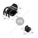 EAONE Hair Claw Clips Small 1.2 Inch Hair Jaw Clip Claw Hair Clips Clamps Hair Styling Accessories for Women Girl Thick Hair, 30 Pieces with Box Packaged (Black and Brown) EAONE