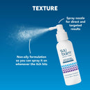 Rapid Itch Relief Anti-Dandruff Scalp Spray Moisturizer, Cooling Itchy Scalp Treatment for Dry Flaky Sensitive & Psoriasis Scalp, Derm-Formulated with Menthol & 5 Ceramides,1.35 fl oz Infinity Warehouse