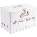 200pcs PANA Cosmetic Make Up Disposable Plastic 2.5" Spatulas Skin Care Facial Cream Mask Spatula (WHITE-200 Pieces in a Box) PANA Store