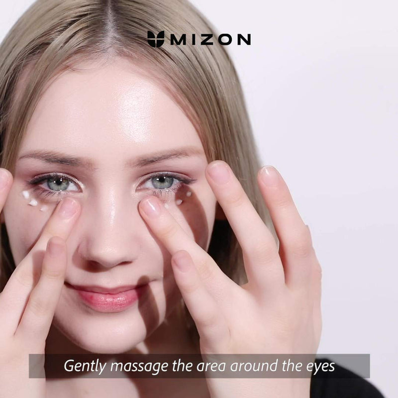 Eye Cream with 80% Snail Extract, Reduces Puffiness, Anti Aging Eye Cream Treatment, Under Eye Bags Treatment, Skin Revitalizing and Repairing 15ml (Tube, 0.50 fl.oz.) MIZON
