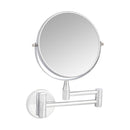 Amazon Basics Wall-Mounted Vanity Mirror - 1X/5X Magnification, Chrome Amazon Basics