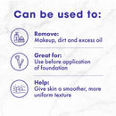 Buf-Puf Regular Facial Sponge Dermatologist Developed Removes DeepDown Dirt that Causes Breakouts and Blackheads Reusable Exfoliating, white, 1 Count Buf-Puf