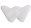 Mount Lai Rose Quartz Gua Sha Facial Tool – The Stone of Graceful Radiance – 100% Genuine Rose Quartz Stone Face Sculpting Tool for Lymphatic Drainage, Puffiness Reduction & Graceful Beauty Infinity Warehouse