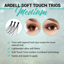 Ardell False Eyelashes Soft Touch Trios Individuals Medium Black 4 Pack Ardell