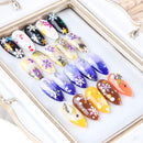 12 Colors Christmas Nail Art Glitters Snowflakes Nail Sequins 3D Nail Art Decals Holographic Laser Nail Flakes Stickers Acrylic Nails Design Glitter Xmas Nail Art Supplies Decorations KANGM