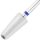 PANA Nail Carbide Volcano Bit - Two Way Rotate use for Both Left and Right Handed - Fast remove Acrylic or Hard Gel - 3/32" Shank - Manicure, Nail Art, Drill Machine (Medium, Silver) PANA