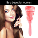 Detangling Brush for Afro America/African Hair Textured 3a to 4c Kinky Wavy/Curly/Coily/Wet/Dry/Oil/Thick/Long Hair, Knots Detangler Scalp Massage Comb Hair Detangler for Women (2 pcs, Black-Black) A.DASHER