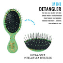 Wet Brush Squirt Detangler Hair Brushes - Jade, Geo - Mini Detangling Brush with Ultra-Soft IntelliFlex Bristles Glide Through Tangles with Ease - Pain-Free Comb for All Hair Types Wet Brush