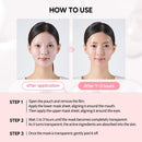 Overnight Collagen Lifting Gel Mask 5 pcs, Korean Face Lifting Deep Hydrogel Mask for Glass Skin, Anti-Aging with PDRN (Salmon DNA), Hyaluronic Acid for Elasticity, Firmness Infinity Warehouse