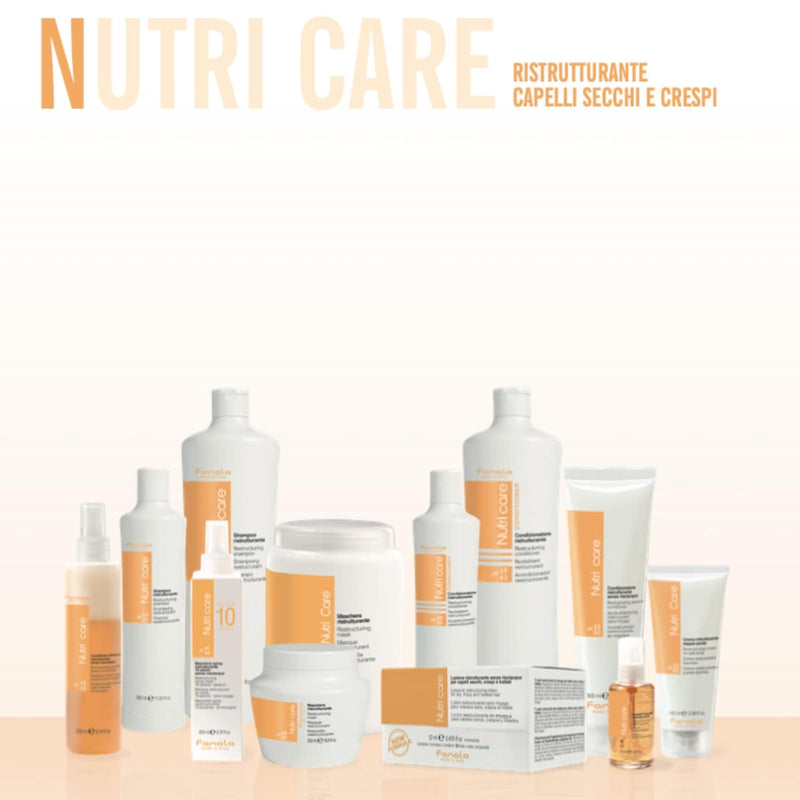 Fanola Nutri Care Restructuring Hair Mask 16.9 oz - Deep Hair Conditioning Mask for Chemically Treated & Damaged Hair - Moisturizing + Hydrating for Easy Detangling on Dry, Frizzy & Thick Hair Infinity Warehouse