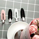 12 Pieces No Bend Hair Clips, No Crease Hair Clips, Makeup Clips for Hairstyling (Black&Pink&White) AUTOYU