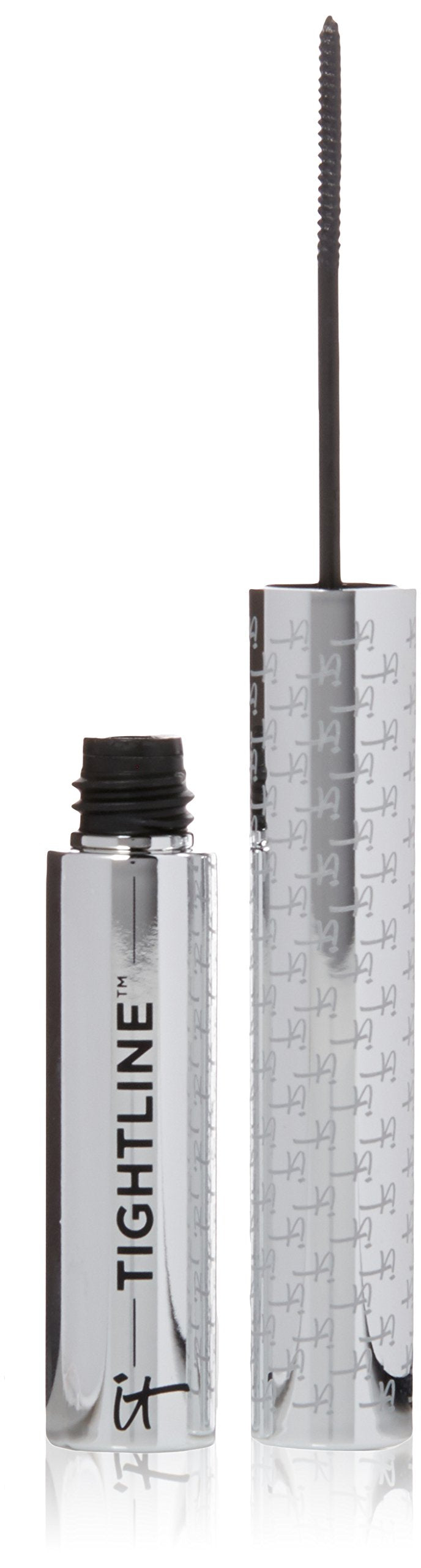 IT Cosmetics Tightline, Black - 3-in-1 Lash Primer, Eyeliner & Mascara - Lengthens & Conditions Lashes - Ultra-Skinny Wand - Infused with Collagen, Biotin, Peptides & Antioxidants - 0.12 fl oz It Cosmetics
