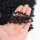 9 Bundles/lot Marlybob Crochet Hair 8 Inch Synthetic Braiding Hair curly Braids Kinky Curl Hair Bundles for Women(1B
