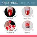 Morovan Nail Prep Dehydrator and Nail Primer X-strength, No Burn Non Acid Protein Bond Primer for Acrylic Powder and UV Gel Nail Polish Poly Gel Hard Gel 0.5oz Morovan