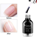 VENALISA 2 PCS 12ml Base Coat and Tempered Top Coat Nail Polish Gel Set UV LED Soak Off Shine Finish and Long Lasting V VENALISA