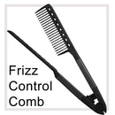 Herstyler Castor Oil Hair Serum and V Comb (Black) Set HerStyler