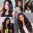 FLYBAO Lace Closure Wigs Body Wave Human Hair Wigs Lace Front Wigs Human Hair For Women Long Lace Wigs With Baby Hair Pre Plucked Natural Hairline FLYBAO
