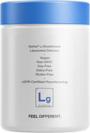 Codeage Liposomal Glutathione Supplement - Pure Reduced Setria L-Glutathione, Liposomal Delivery, Phospholipid Complex - Encapsulated Glutathione Powder Pills - Vegan, Non-GMO - 60 Capsules Infinity Warehouse