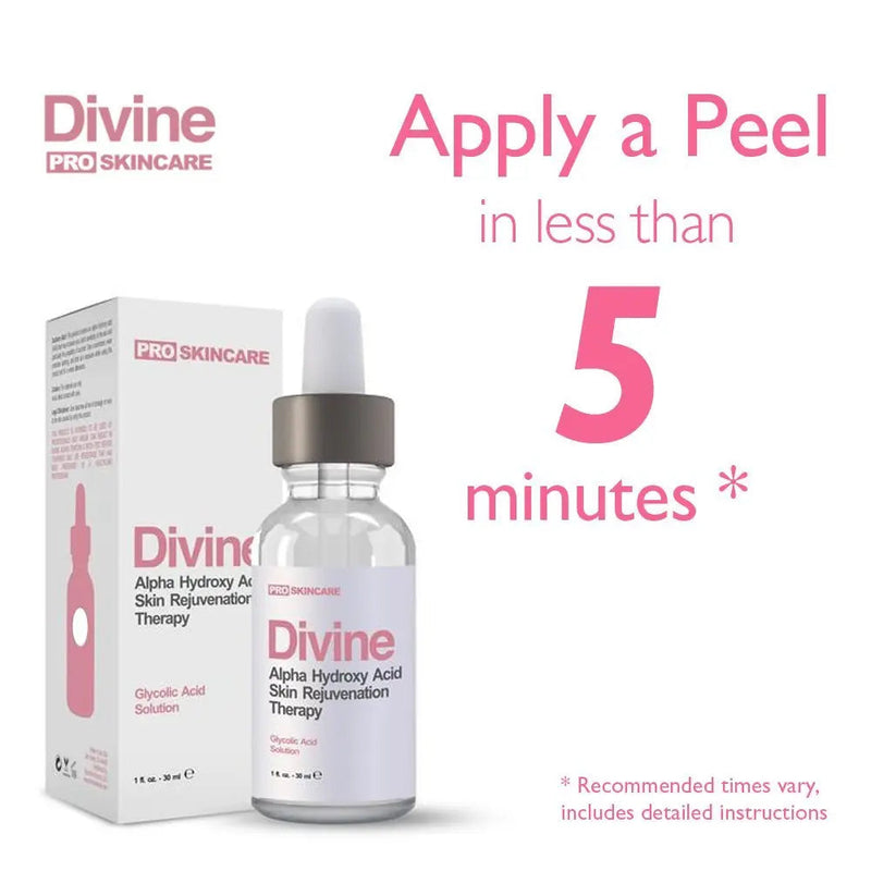 Glycolic Acid 40% (Professional Chemical Peel) Pro Strength Alpha Hydroxy Acid Skin Peel - Intense Anti-Aging Treatment For Wrinkles, Fine Lines, Brown Spots, and Acne Scarring - Beauty Coquette