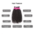 Brazilian Water Wave Bundles Virgin Hair 3 bundles Water Wave Wet and Wavy Water Weave Human Hair Bundles Brazilian Water Wave Curly Virgin Hair Ayisha