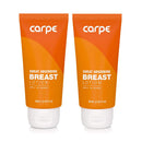 Carpe No-Sweat Breast (Pack of 2) - Helps Keep Your Breasts and Skin Folds Dry - Sweat Absorbing Lotion - Helps Control Under Breast Sweat - Great For Chafing and Stain Prevention Carpe Store