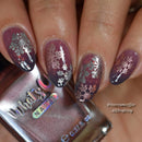 Whats Up Nails - 2 Metallic Stamping Polishes (Gold, Silver) Lacquer for Stamped Nail Art Design 7 Free Cruelty Free Vegan Whats Up Nails
