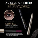 L'Oreal Paris Makeup Telescopic Original Lengthening Mascara, Carbon Black, 0.27 Fl Oz (Pack of 2) L'Oreal Paris