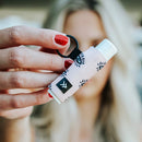 Cute Elastic Lip Balm Holder Keychain | Cool Lip Balm Sleeve for Men & Women (Fine Line) Thread Wallets