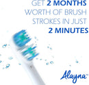 Replacement Brush Heads Compatible With Oral B- Double Clean Design, Pack of 16 Generic Electric Toothbrush Replacement Heads- Fits Oralb Pro 7000, 1000, 8000, 9000, 1500, 5000, Kids, Vitality & More! Alayna (TM)