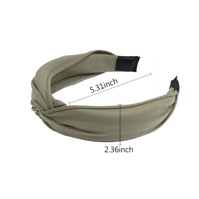 6PCS Top Knot Headband for Women Wide Knotted Headbands Twist Turban Headwrap Elastic Hair Band Fashion Hair Accessories for Women Girls Children CellElection