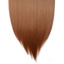 Clip In On Hair Extension 8pcs 18Clips 23" Straight Light Auburn Synthetic Heat Resistant Hairpieces Full Head Curly Straight For Women Girls(23" Straight, Light Auburn) S-noilite