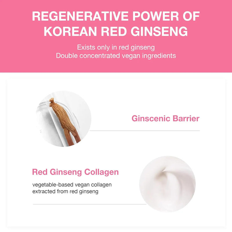 Donginbi LAB 1899 Red Ginseng Collagen Cream - Multi Elasticity, Vegan, Facial Moisturizer, Improved Skin Density & Barrier with Antioxidant Ginsenosides, Korean Skin Care, 1.69 floz Infinity Warehouse