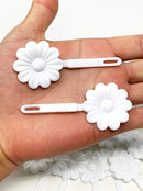Tara Girls Self Hinge Plastic Bow Hair Barrettes Selection Pack Of 2 (BR88) Tara