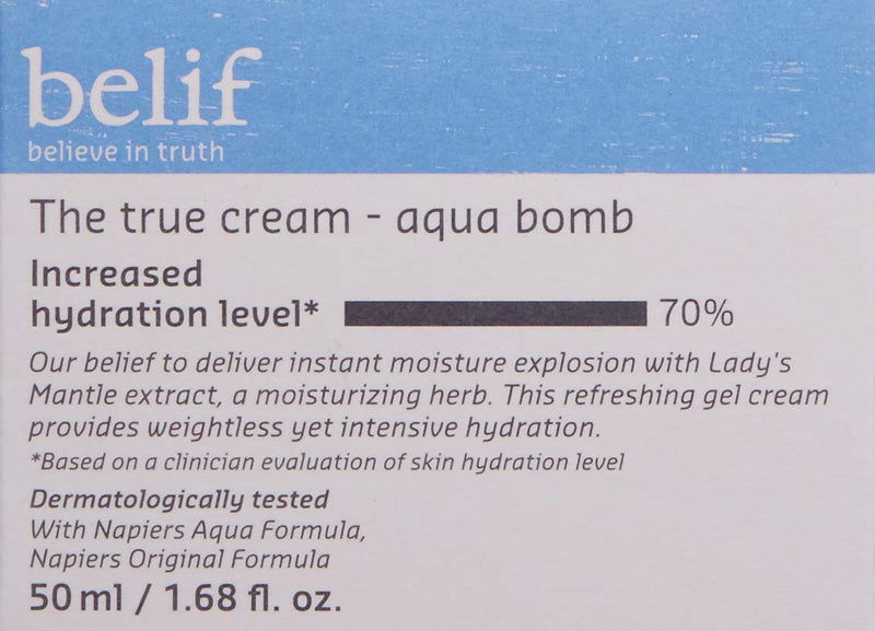 Belif the True Cream Aqua Bomb | Moisturizer for Combination to Oily Skin | Face Cream, Hydration, Clean Beauty belif