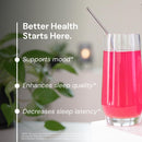 Blueprint Bryan Johnson Longevity Mix - Muscle Builder & Recovery Supplement - Promotes Focus and Balanced Mood - Magnesium, Creatine, L-Theanine, Glutathione & Vitamin C- 30 Servings, Blood Orange Infinity Warehouse