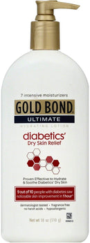 Gold Bond Ultimate Hydrating Lotion, Diabetics Dry Skin Relief 18 oz Gold Bond