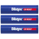 Blistex Lip Medex Medicated Lip Balm, 24 Hr Moisture, 0.15 oz, 3 Count Infinity Warehouse