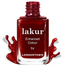 LONDONTOWN Lakur Nail Polish Lady Luck Dark Red LONDONTOWN