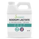 SODIUM LACTATE for Soap Making & Lotions | 60% USP Pure Natural Preservative | Harder Bar of Soap, Bigger Yield, Faster Cure Time, Provides Moisture | 32 oz Infinity Warehouse